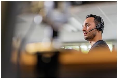 Poly - Voyager 4320 UC Wireless Headset + Charge Stand (Plantronics) - Headphones with Boom Mic - Connect to PC/Mac via USB-A Bluetooth Adapter, Cell Phone via Bluetooth - Works with Teams, Zoom &More - Image 5